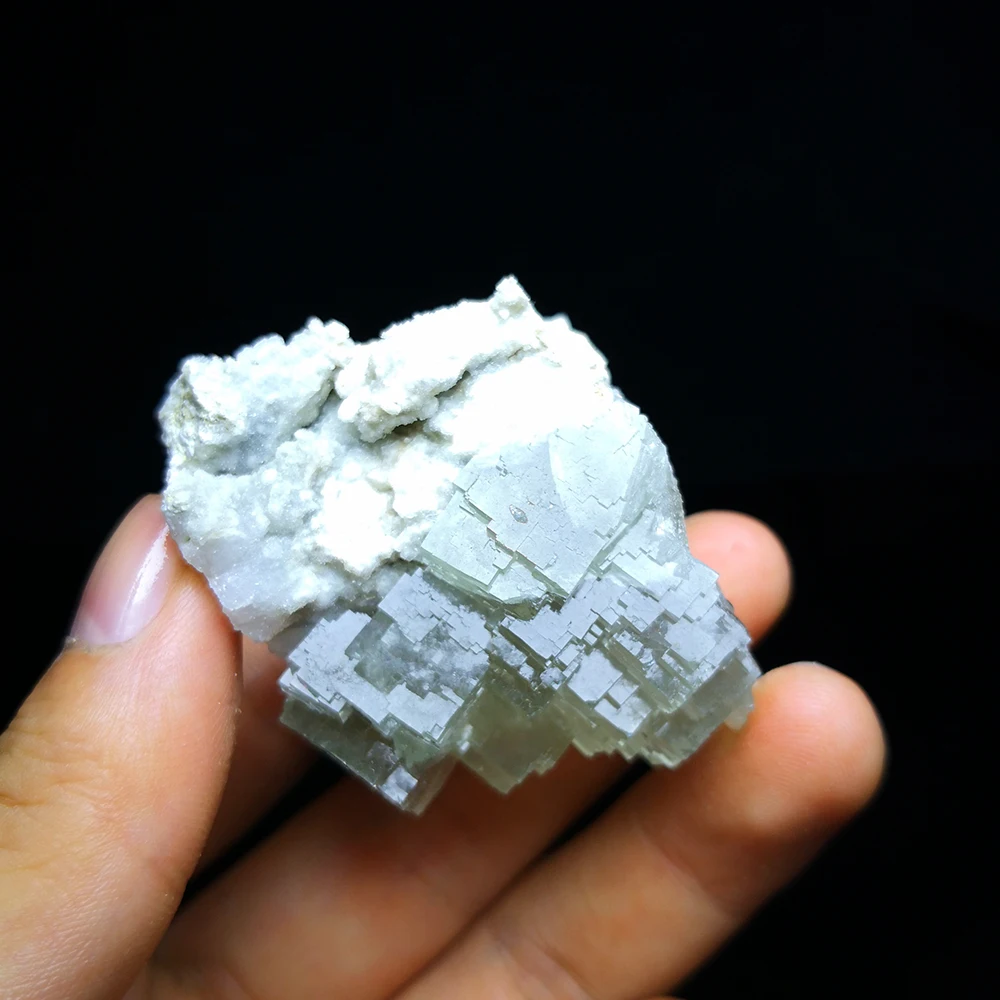 

57g NATURAL blue fluorite Calcite crystal fujian China G2-29