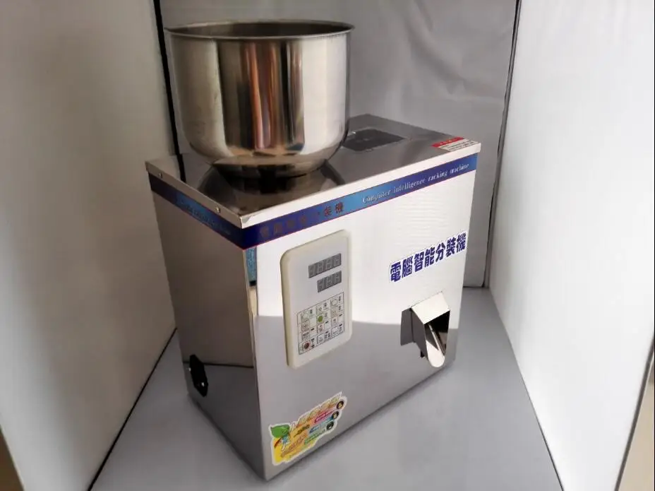 Зернистая версия материала 2-120 г Автоматическая пищевая взвешивающая упаковочная машина для расфасовки сыпучих веществ чайная аппаратная машина для наполнения орехов