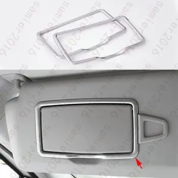 

2X Front Roof Make-up mirror Cover Trims For Mercedes-Benz GLC Class X205 2016