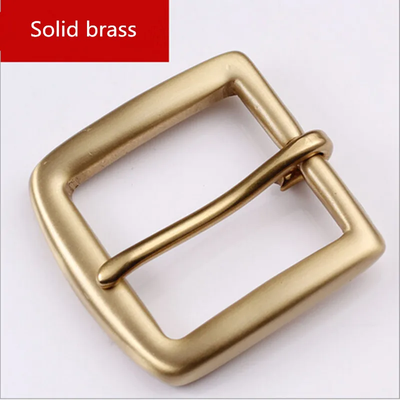 

Retail Hot new Fashion High quality Solid brass DIY belt buckle Suitable 4cm/1.57in Wide Belt Mens Womens Jeans accessories
