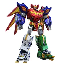 5 in1 Assembly Transformation Robot Action Figures Children Toys Gifts Megazord