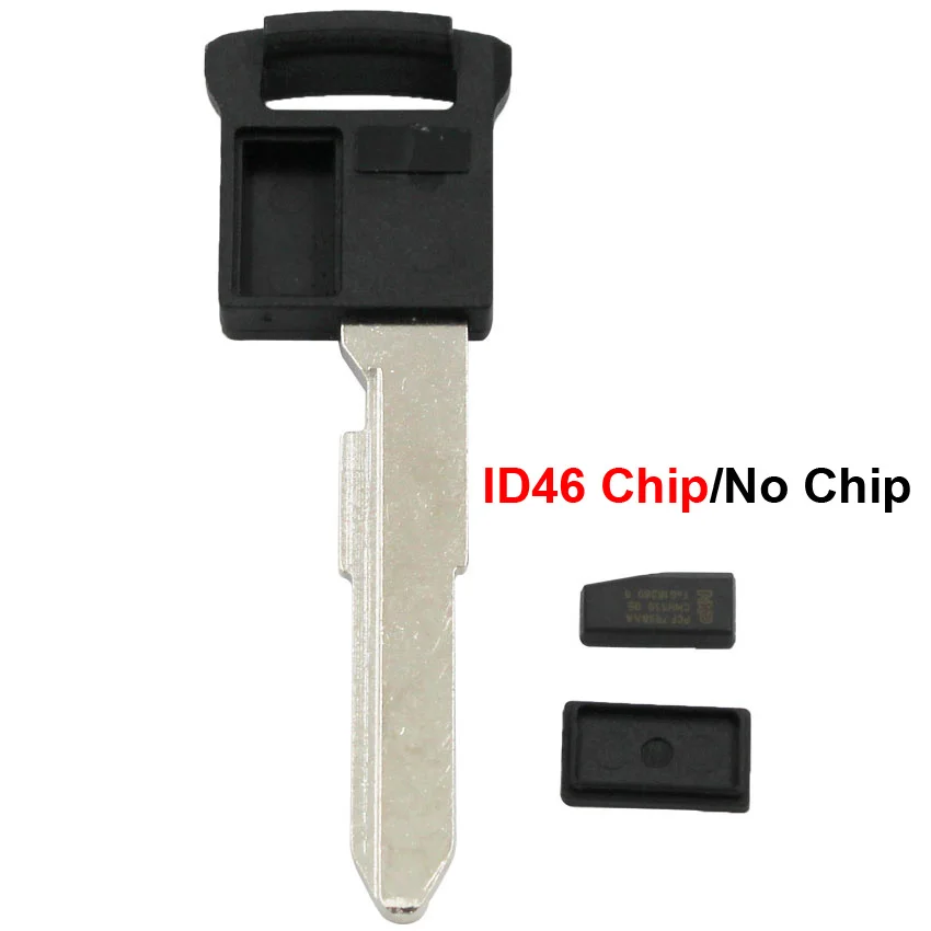 

New Replacement Remote Smart Emergency Insert Key Uncut Blade with ID46 Chip or without Chip for Suzuki Grand Vitara SX4