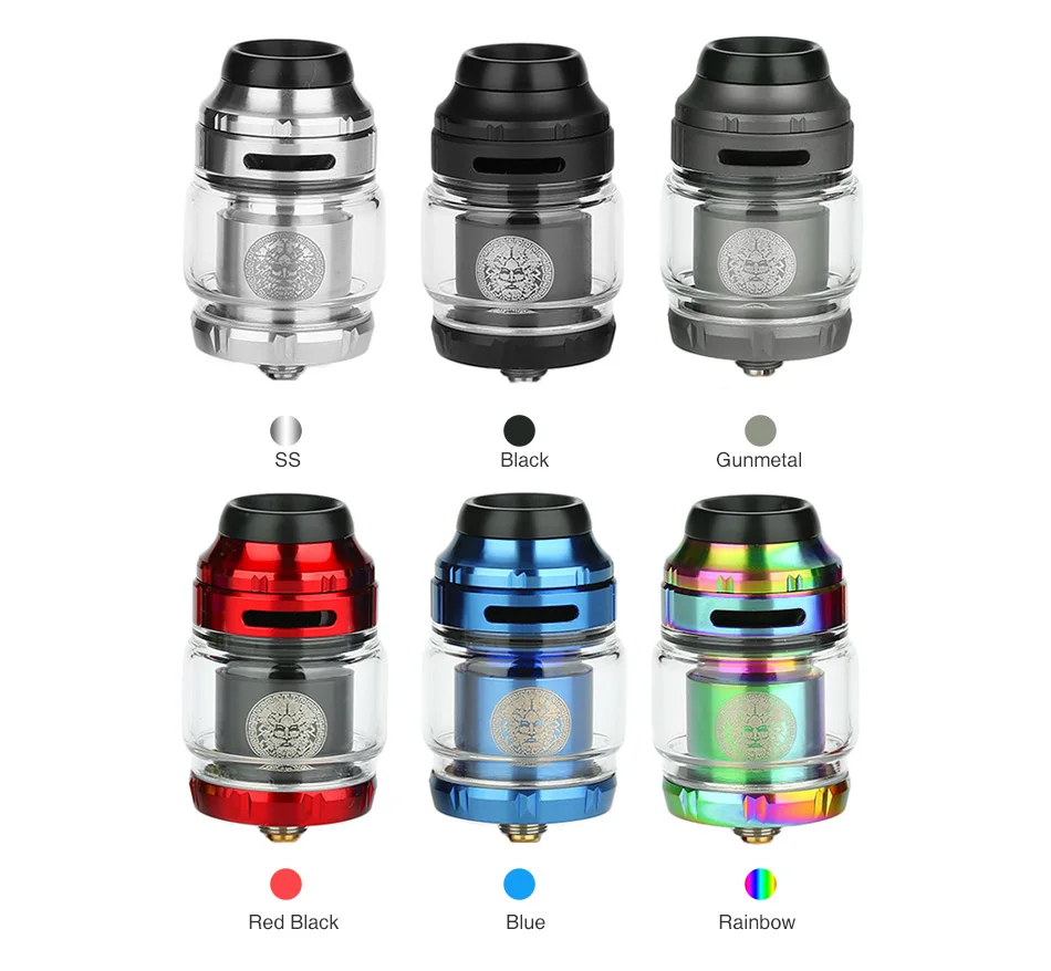 Бесплатный подарок GeekVape Zeus X RTA 4,5 мл/2 мл емкость бака Поддержка одной/двойной катушки строительство электронной сигареты Vape Танк VS Zeus dual/AMMIT MTL