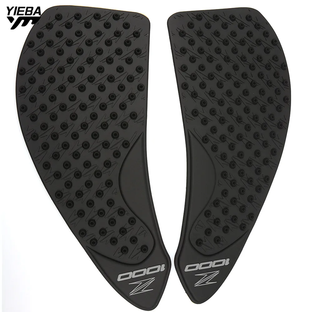 Motorcycle Acccessories Stickers Black Tank Traction Pad Side Gas Knee Grip Protector for KAWASAKI Z1000 Z 1000 2007 2008 2009