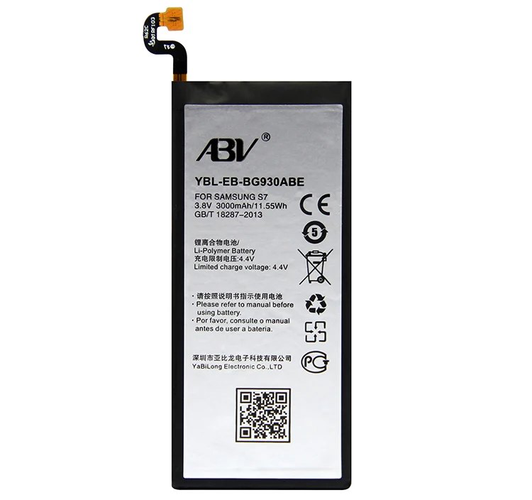 

ABV Zero-Cycle Full capacity EB-BG930ABE bateria S7 battery For Samsung Galaxy S7 G930 G9300 SM-G930 battery s7