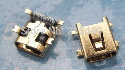 100 шт. мини 8Pin USB гнездовой разъем используется для многих мобильных телефонов SMT