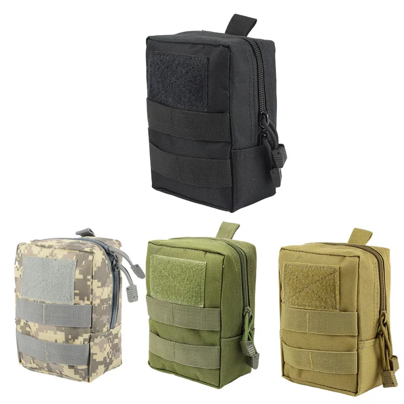 Outdoor 1000D Molle EDC Pouch Utility Gadget Belt Waist Bag Military Equipment Portable Waterproof Camping Hiking Bags0