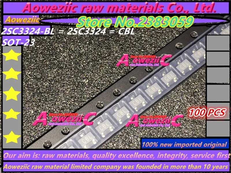 Новая импортная оригинальная 2SA1312-BL 2SA1312 ABL 2SC3324-BL 2SC3324 CBL BC850C 2GW BC860C 4GW СОТ-23 биполярный транзистор