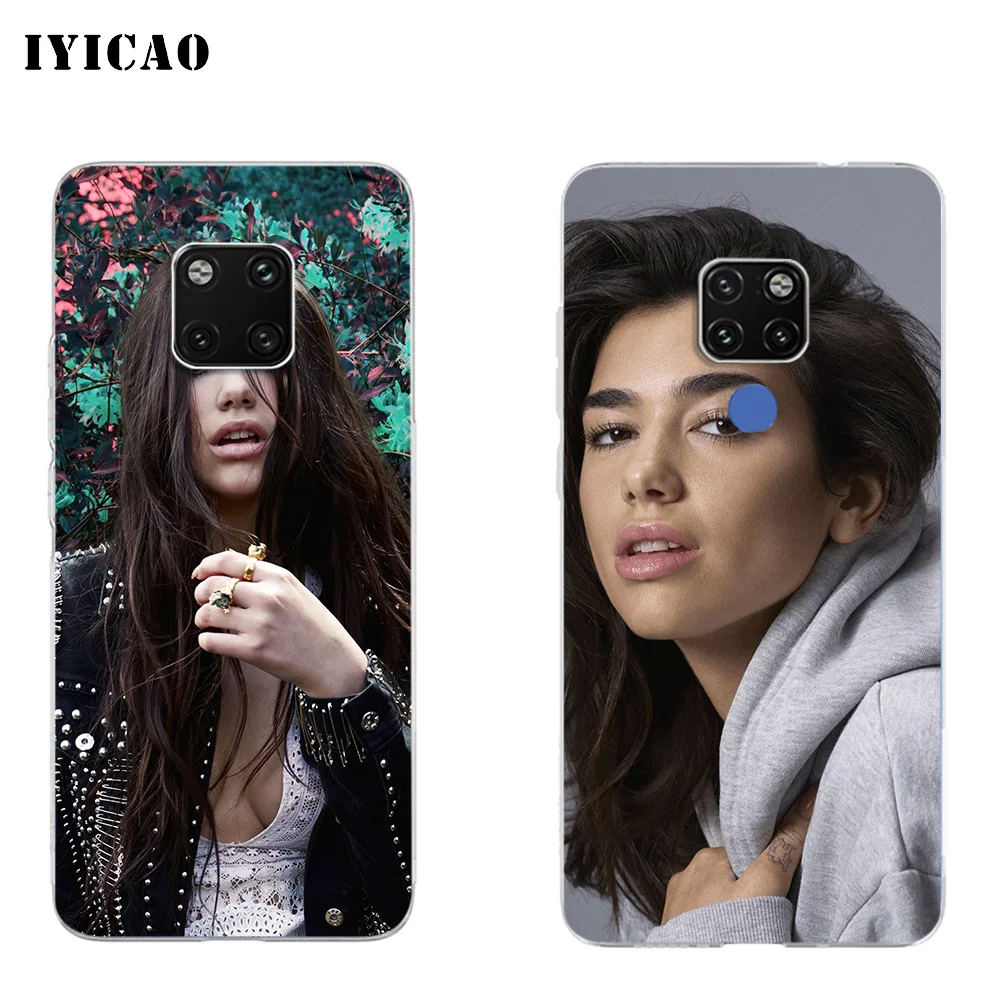 IYICAO Dua Lipa Мягкий силиконовый чехол для телефона Huawei Mate 10 20 Lite Pro Nova 2 2i 3 3i 4 TPU