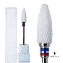 Реально! 3/32 ''хвостовика Керамика ногтей Бурильные долото Измельчители устройство для Дизайн ногтей Электрические сверла файл маникюр педикюр машина