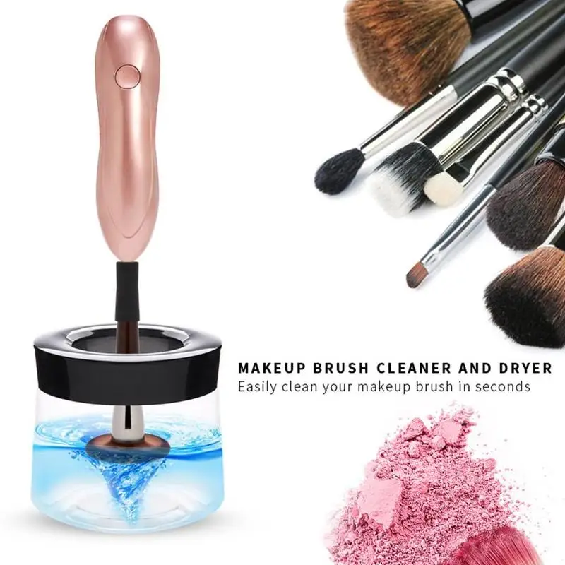

Electric Makeup Brush Cleaner & Dryer Set Make Up Brushes Washing Tool Makeup Brushes Cleaner & Dry In Seconds Protect MZS1937