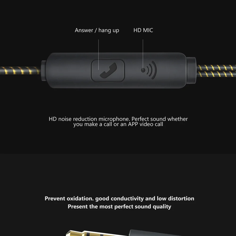 CBAOOO DT800 проводные наушники-вкладыши стерео бас наушники с микрофоном Проводная игровая гарнитура для телефонов Xiaomi Handsfree