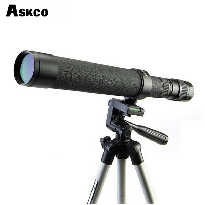 Askco русский 8 24X40 большой телескоп металлический высокой мощности HD монокуляр