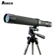 Askco ruso 8-24X40 Telescopio de gran objetivo Zoom telescopio de Metal de alta potencia HD Monocular telescopio Spyglass Spotting Scope