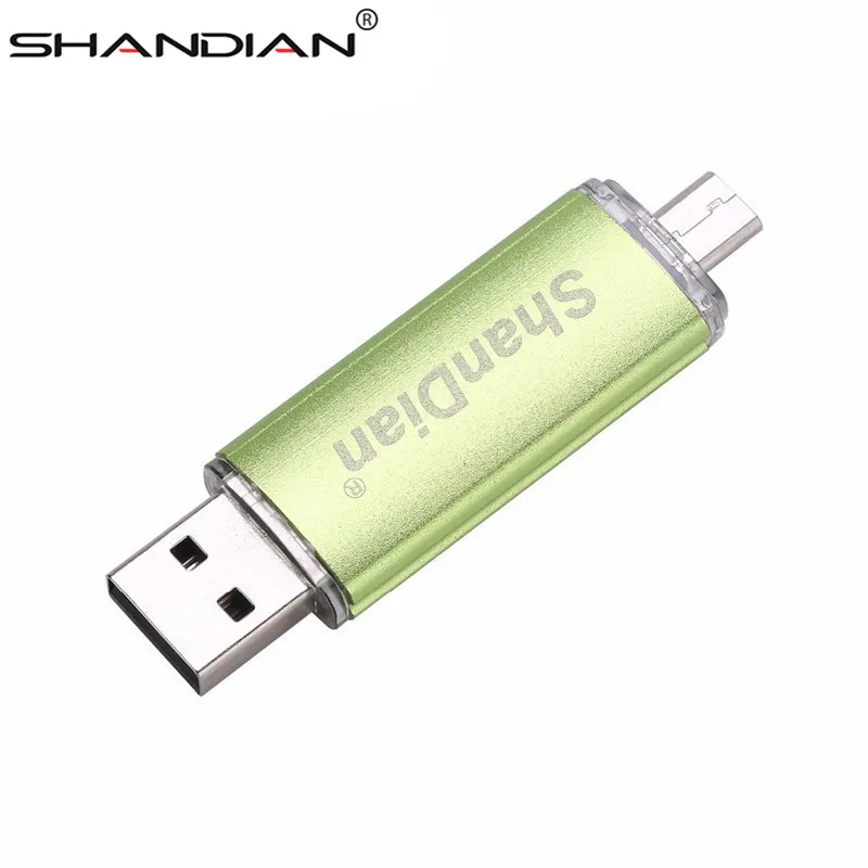 SHANDAIAN, мини USB флеш-накопитель, OTG, смартфон, флешка, 64 ГБ, 8 ГБ, 16 ГБ, 32 ГБ, 4USB флешка, планшет, ПК, флешка, USB внешний накопитель