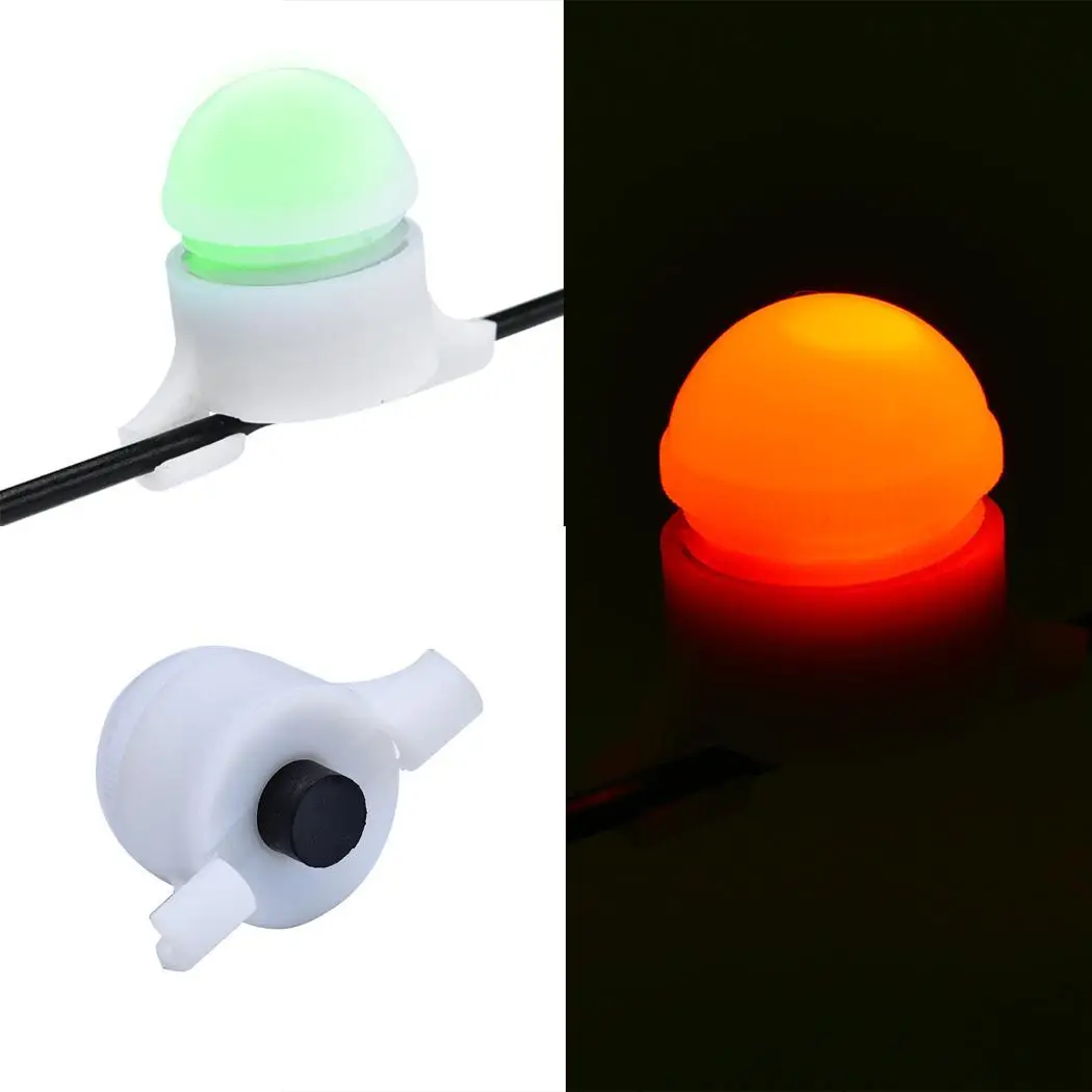 

ANCHEER New Alert Night Fishing LED Rod Tip Clip On Fish Bite Alarm Light Electronic Fishing Tool With Rod Adapter