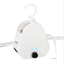 Сушилка для одежды для дома и спальни, Портативная сушилка для одежды, мини-термостат для гостиницы, сушильная машина с низким содержанием нойса, 5 часов времени, 110 В/220 В