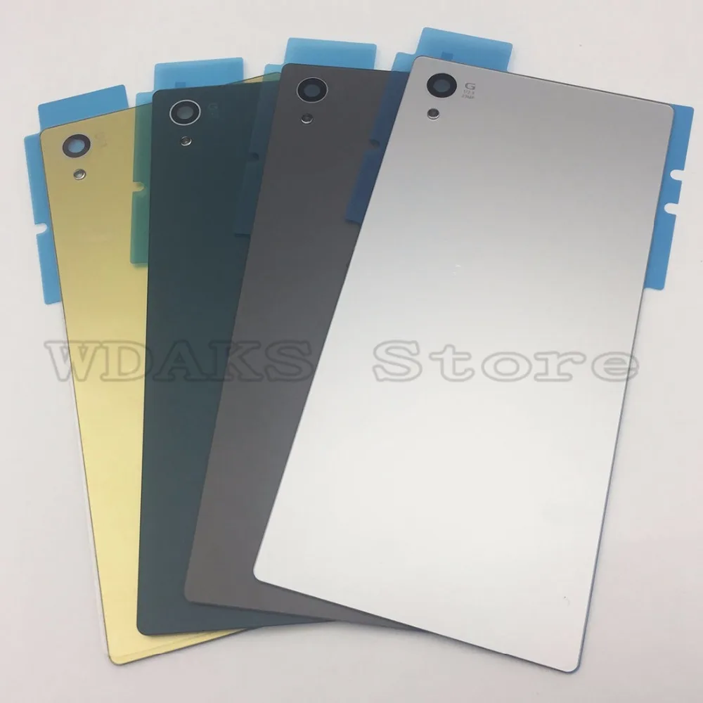 

Matte For Sony Xperia Z5 Rear Back Glass Battery Cover Door Housing+NFC Waterproof Sticker Z5 E6603 E6633 E6653 E6683