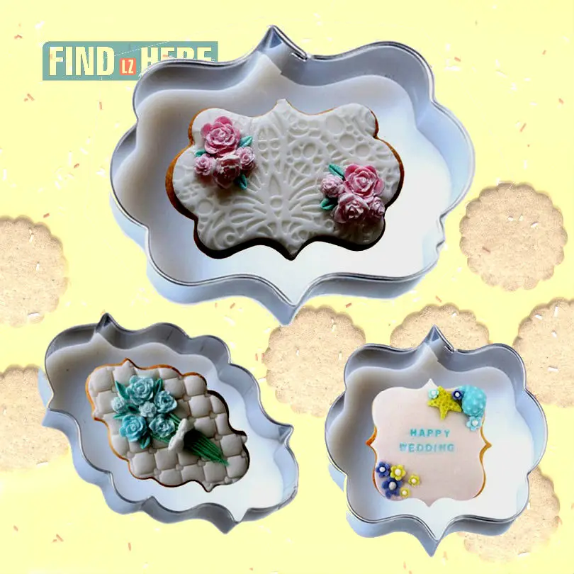 Cookie Cutter Mould Stainless Steel Baking Tools Plaques & Badges Wavy Edge Shape Baking Biscuit Cookie Cutter Mold Bakeware *NF Cookie Cutter Mould Stainless Steel Baking Tools Plaques & Badges Wavy Edge Shape Baking Biscuit Cookie Cutter Mold Bakeware *NF