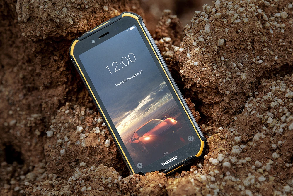 IP68 DOOGEE S40 Lite 2 ГБ 16 ГБ Android 9,0 прочный мобильный телефон NFC 4650 мАч четырехъядерный 5,5 дюймовый дисплей 8,0 МП отпечаток пальца