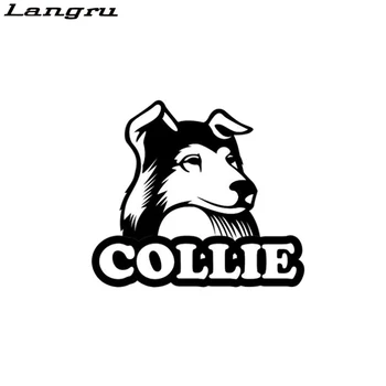 

Langru Collie Dog Animal Car-Styling Car Sticker Vinyl Decal Accessories Jdm