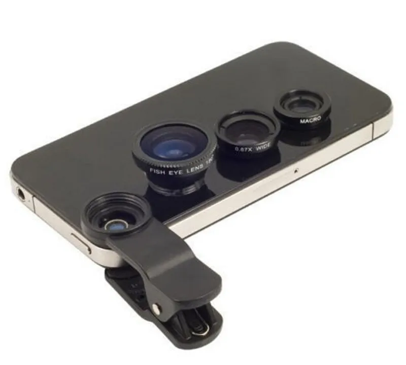 Универсальный зажим 3 в 1 HD рыбий глаз камера Макро широкоугольный объектив для телефона для iPhone 7 8 6 6s Plus X для samsung S7 Edge S8 Xiaomi