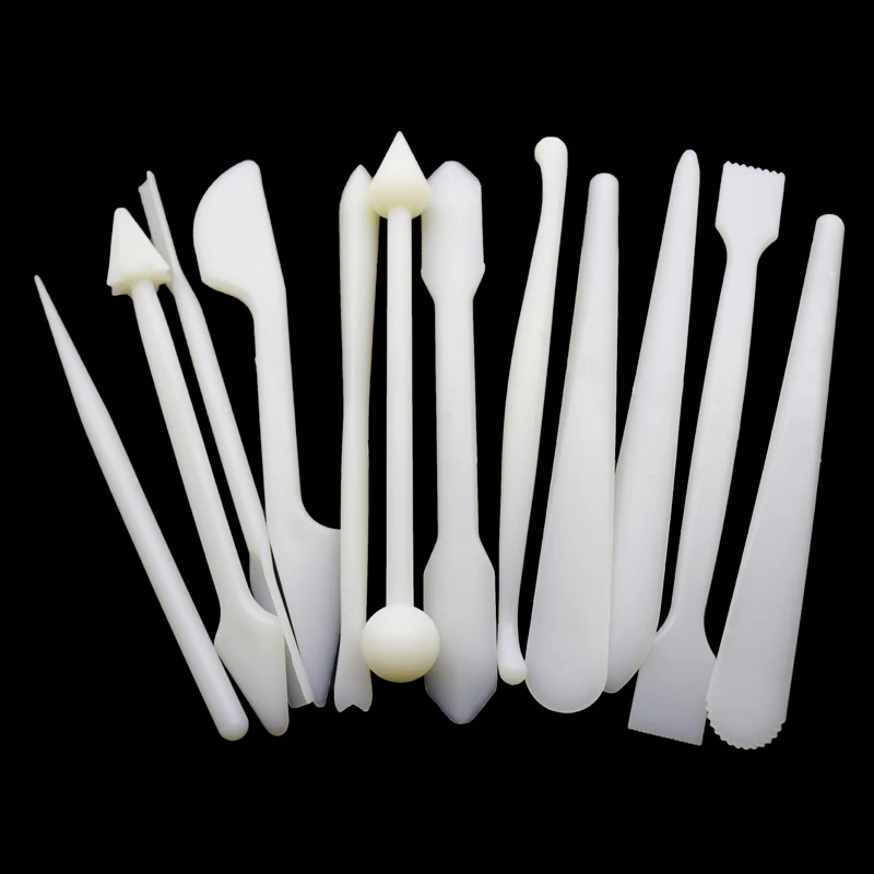 

Topnew New 12pc / Set 24 Style Knife Cake Fondant Flower Molding Process Sugar Decoration Cutting Tools Kitchen Accessories