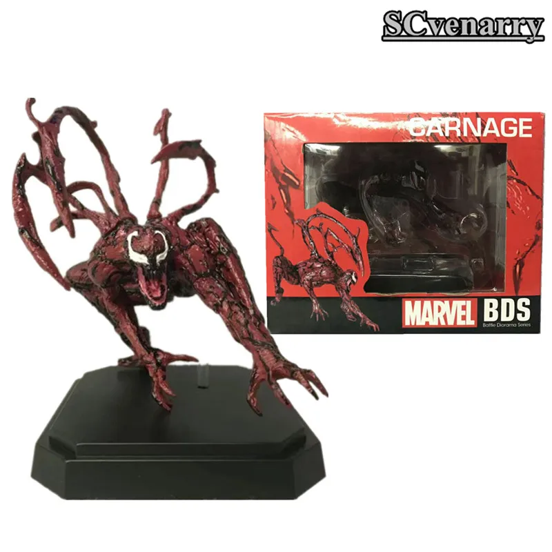 Special Edition BD Venon Art битва диорама серии Carnage Фигурка Marvel ПВХ Коллекционная модель