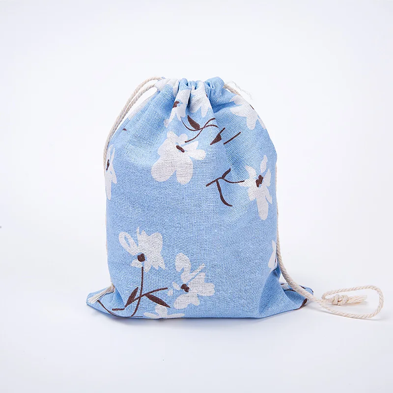 Хлопковая сумка для детей Хлопковая сумка со шнурком сумки Для женщин хозяйственная сумка для путешествий карман для упаковки нижнего белья ящиков для хранения обуви, органайзер, сумка, карман