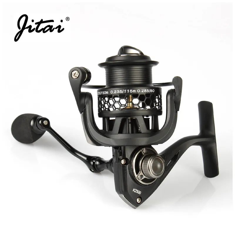 JITAI الغزل الصيد بكرة 11BB + 1 الكرة محامل 2500 سلسلة معدن الألمنيوم لفائف بكرة قبل تحميل الجبهة السحب الغزل بكرة
