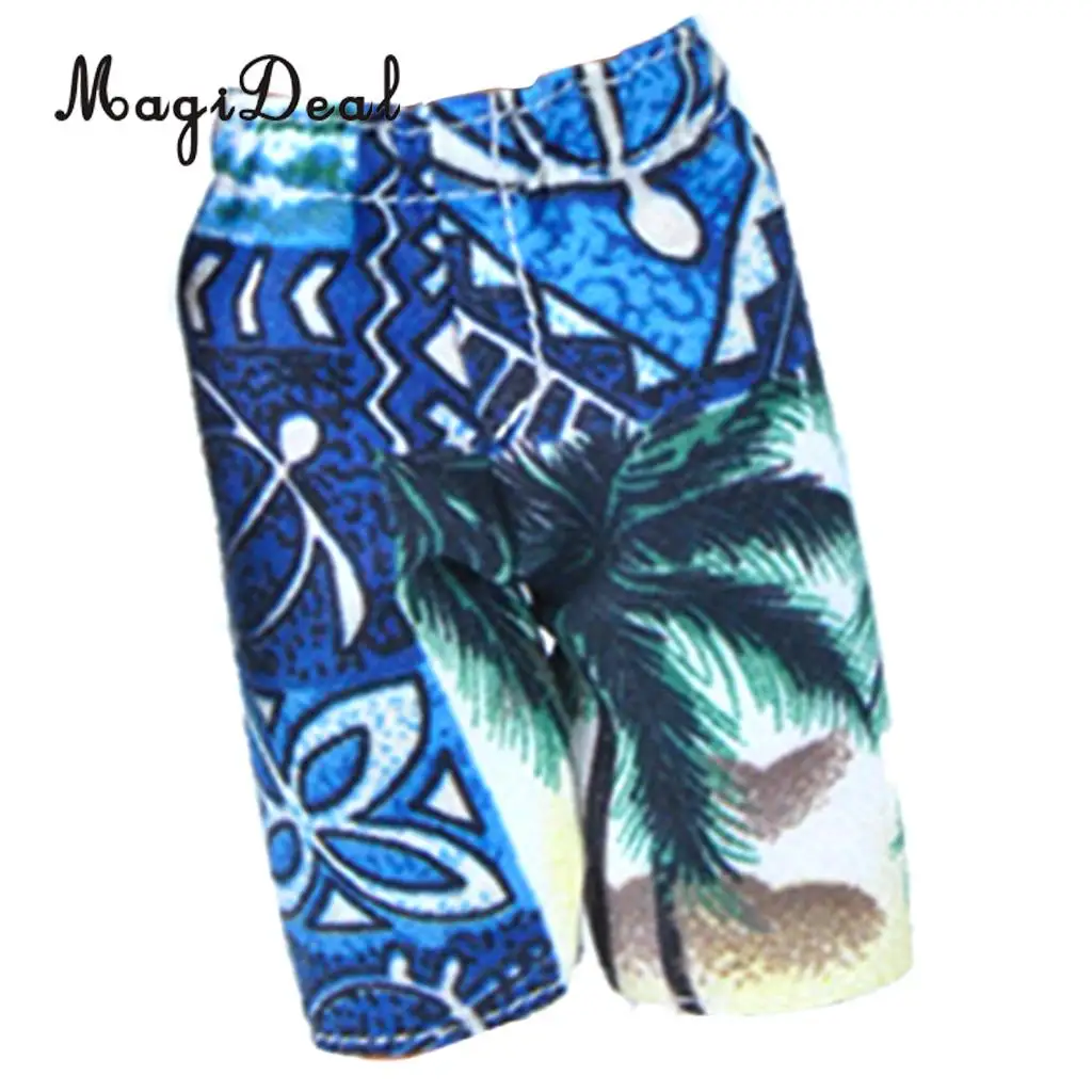 MagiDeal 2 Pieces Doll Clothes for 1/6 Scale 12 Inch Doll Summer Beach Short Pants Trousers Dress Up Clothes Accessories