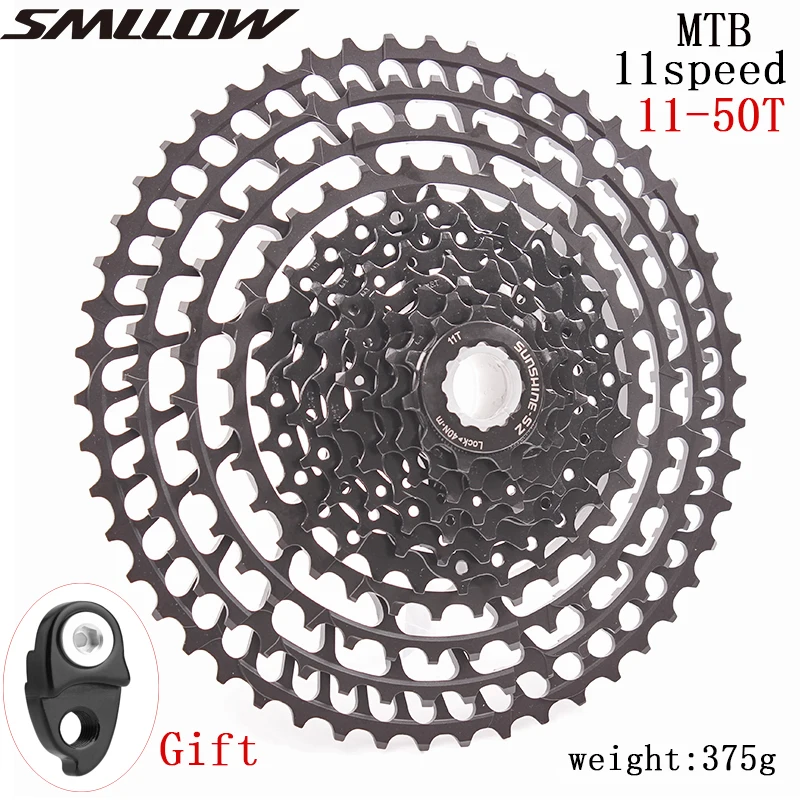 SUNSHINE-SZ MTB 11 скоростей SLR кассета 11-50T 11s широкоугольный Сверхлегкий CNC Freewheel Запчасти для горного велосипеда для X 9000