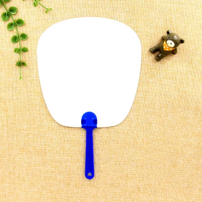SaiZhi Круглый Вентилятор DIY картина игрушка ручная роспись пустой вентилятор белый вентилятор дворца вентилятор для детей детский сад творческая игрушка - Цвет: Banana fan