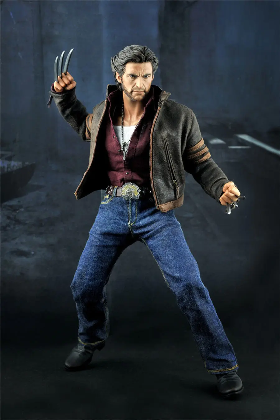 

1/6 HOT FIGURE TOYS KO version X-Men Origins Wolverine Logan suit Hugh Jackman