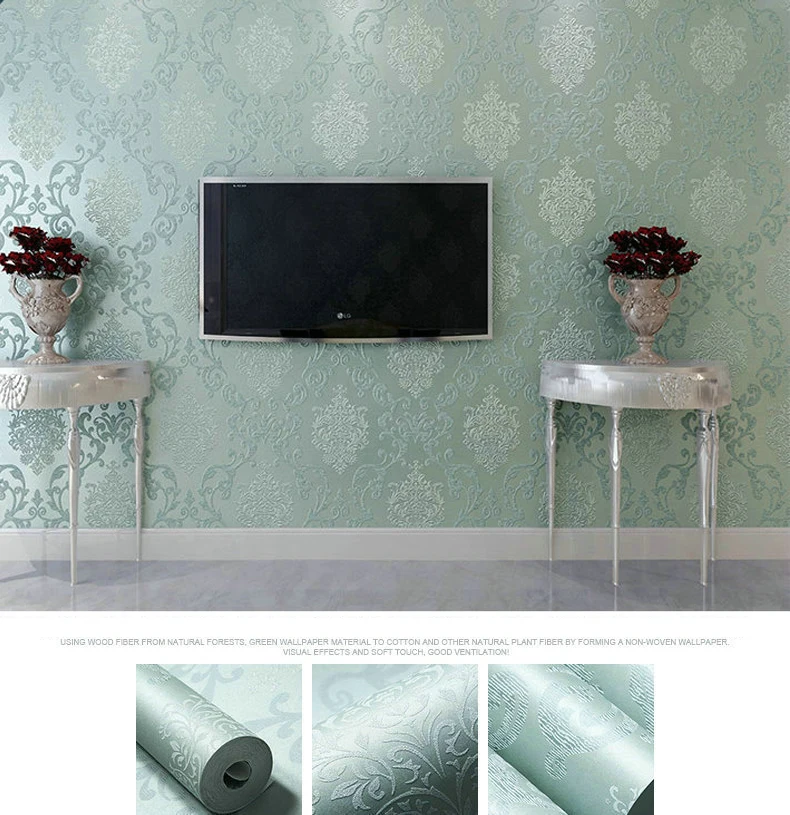 Italian Style Vintage 3D Embossed Background Wallpaper For Living Room Bedroom Decor Damask Floral Wallpaper Roll Wall Papers Italian Style Vintage 3D Embossed Background Wallpaper For Living Room Bedroom Decor Damask Floral Wallpaper Roll Wall Papers