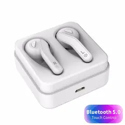 Беспроводной Bluetooth Наушники Hi-Fi Dual стерео Bluetooth 5,0 наушники IPX5 анти-пот спортивные наушники с микрофоном 450 мАч загрузочной коробки