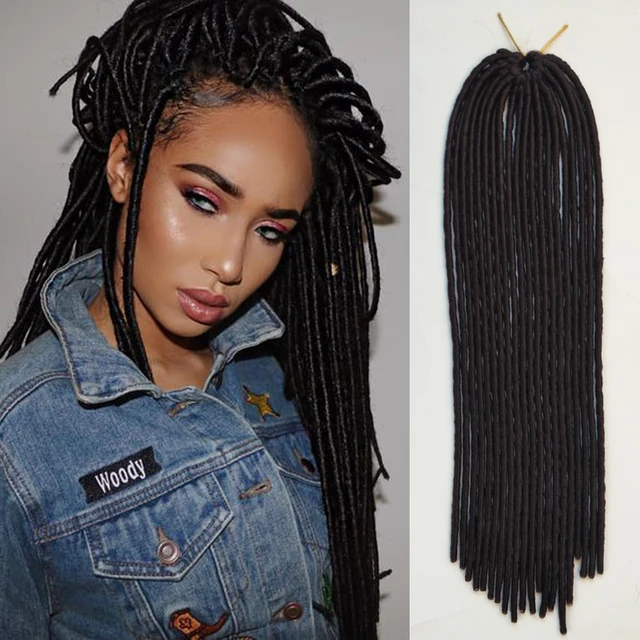 Bob Faux Locs Crochet Hair Synthetic Hair Extension Crochet Braids