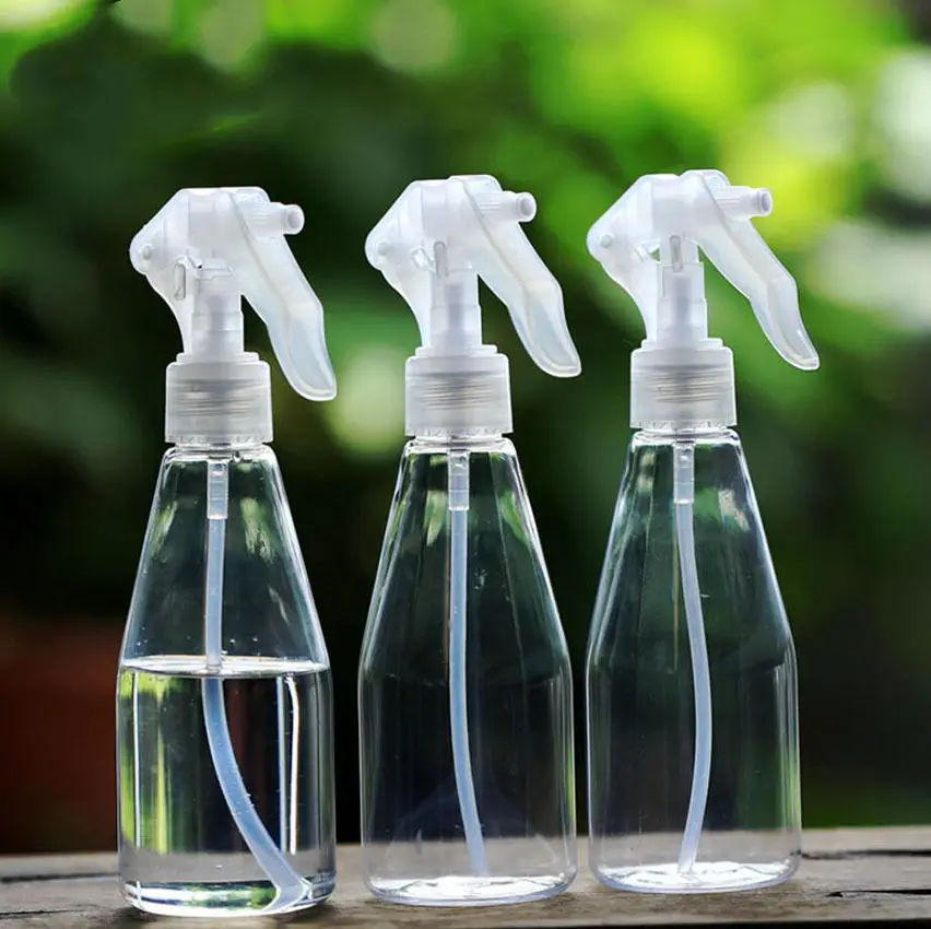 2PCS/LOT 200ml Make up Refillable Bottles Clear Empty Hand Trigger