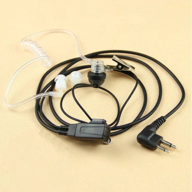 1 шт. SPY Акустическая Трубка Динамик Наушники Earbud w нажмите для Motorola Радио Ток- |