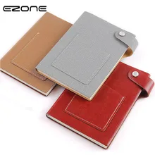 EZONE Creative Style Notebook Candy Color Note Book With Pocket Notepad Planner Traveler Journey Memo Pad School Office Supply