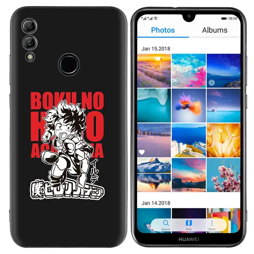 My Hero Academia Boku Anime Silicone Phone Case For Honor 8X 8C 8A 8S 10 10I Lite Play V20 Y9 Y7 Y6 Y5 Prime 2018 2019 3