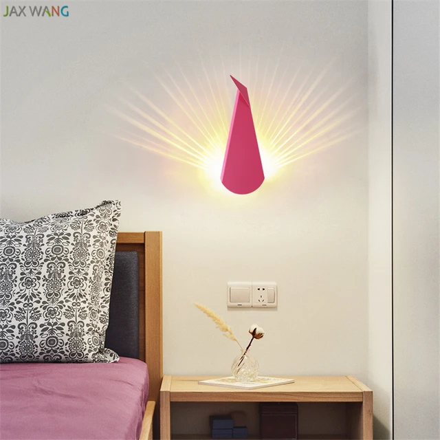 Nordic Wall Design Creative Personality Bedroom Bedside Wall Lamp