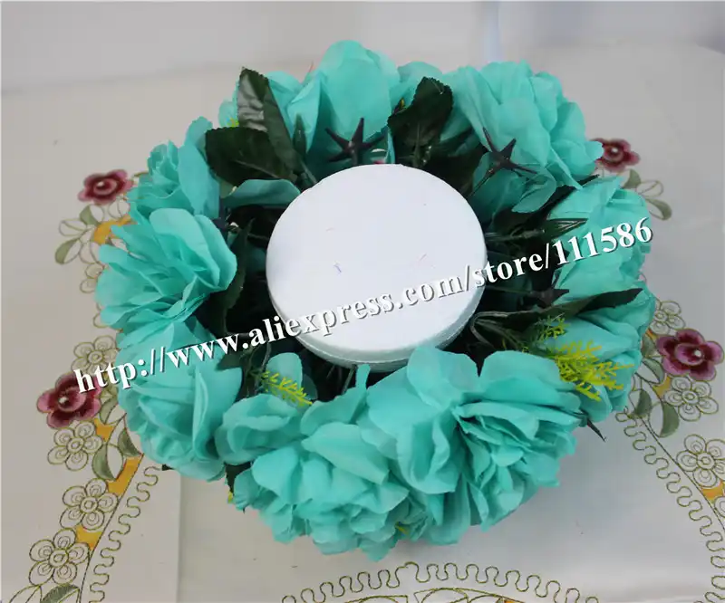 SPR Tiffany Blue 10 шт./лот Свадебный дорожный свинцовый искусственный свадебный стол