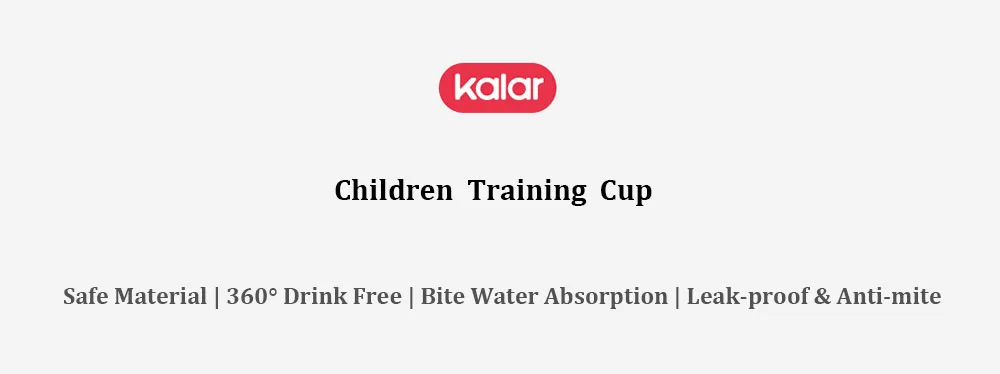 Xiaomi Kalar Cute Kids Water Bottle BPA Free Triatan With Straw Children Training Cup My Drink Bottles With Handle Sport Kettle  (1)