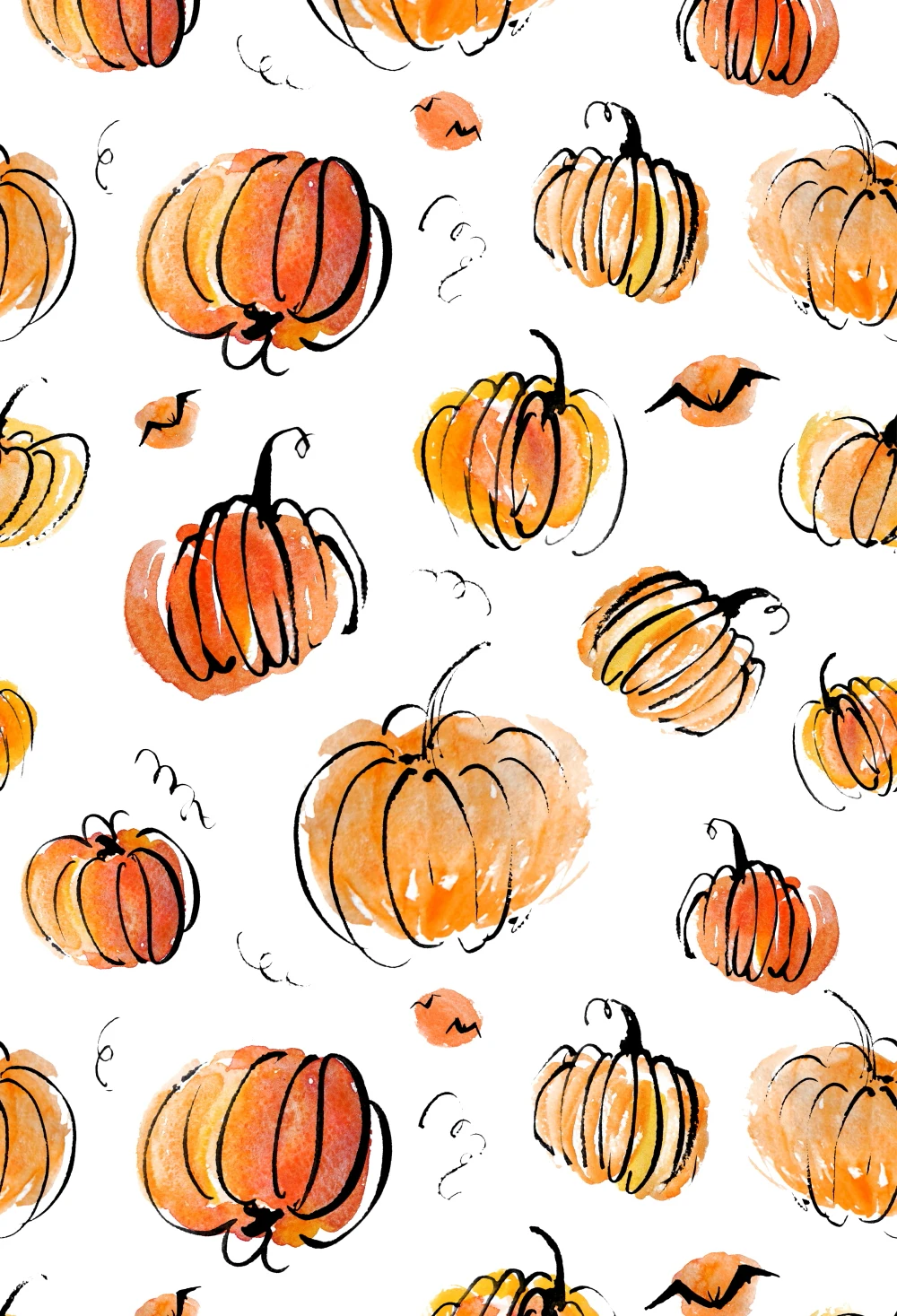 HUAYI Halloween Pumpkin Backgrounds Photo Backdrop Newborn Photography