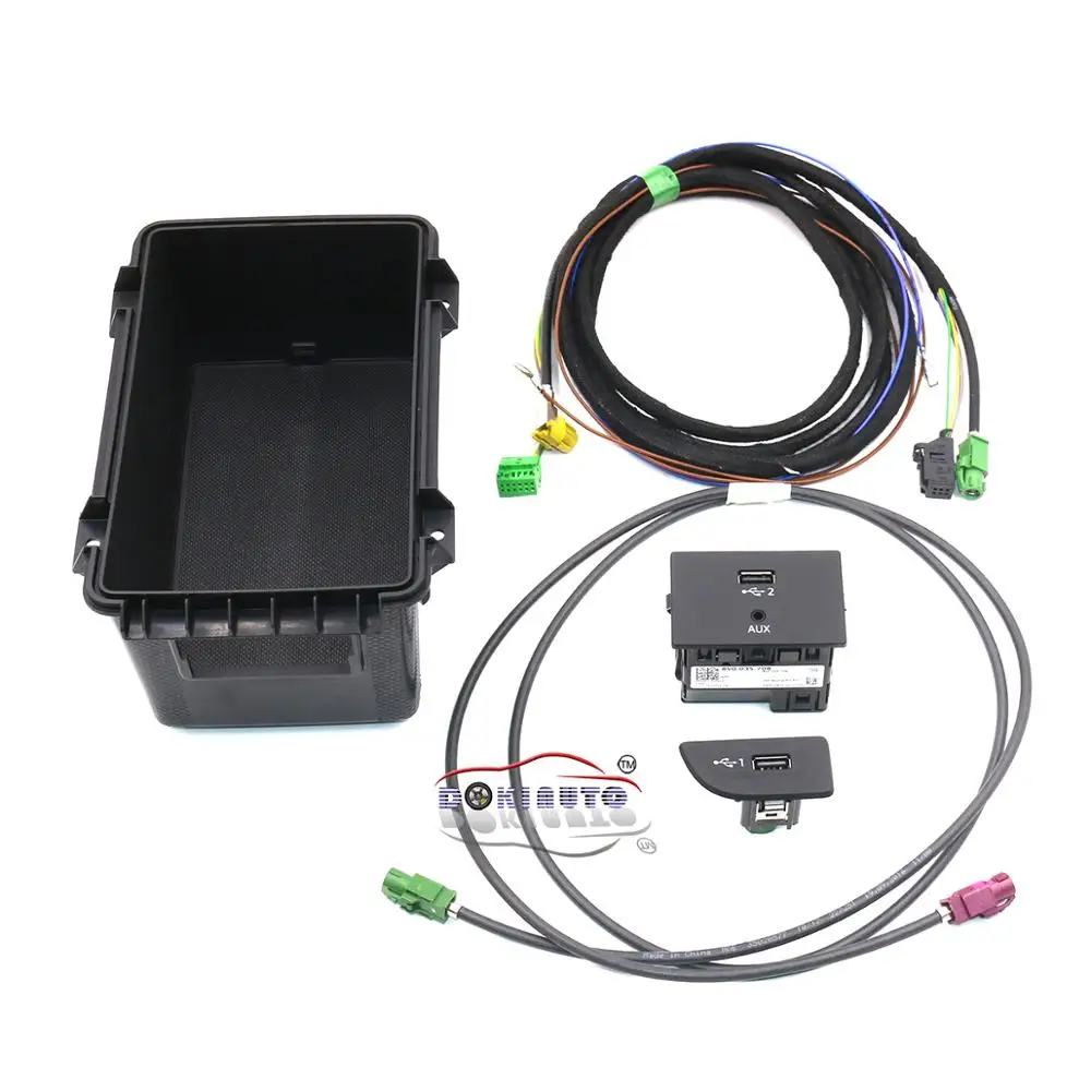 Для Audi A3 8V MIB 2 CarPlay MDI USB AMI установка штепсельная розетка кнопка переключения и