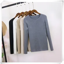 2019 Spring Autumn Style Women Knitted Cashmere Sweaters Round Neck Solid Color Female Thin Pullovers Office Jumpers 2019 Spring Autumn Style Women Knitted Cashmere Sweaters Round Neck Solid Color Female Thin Pullovers Office Jumpers
