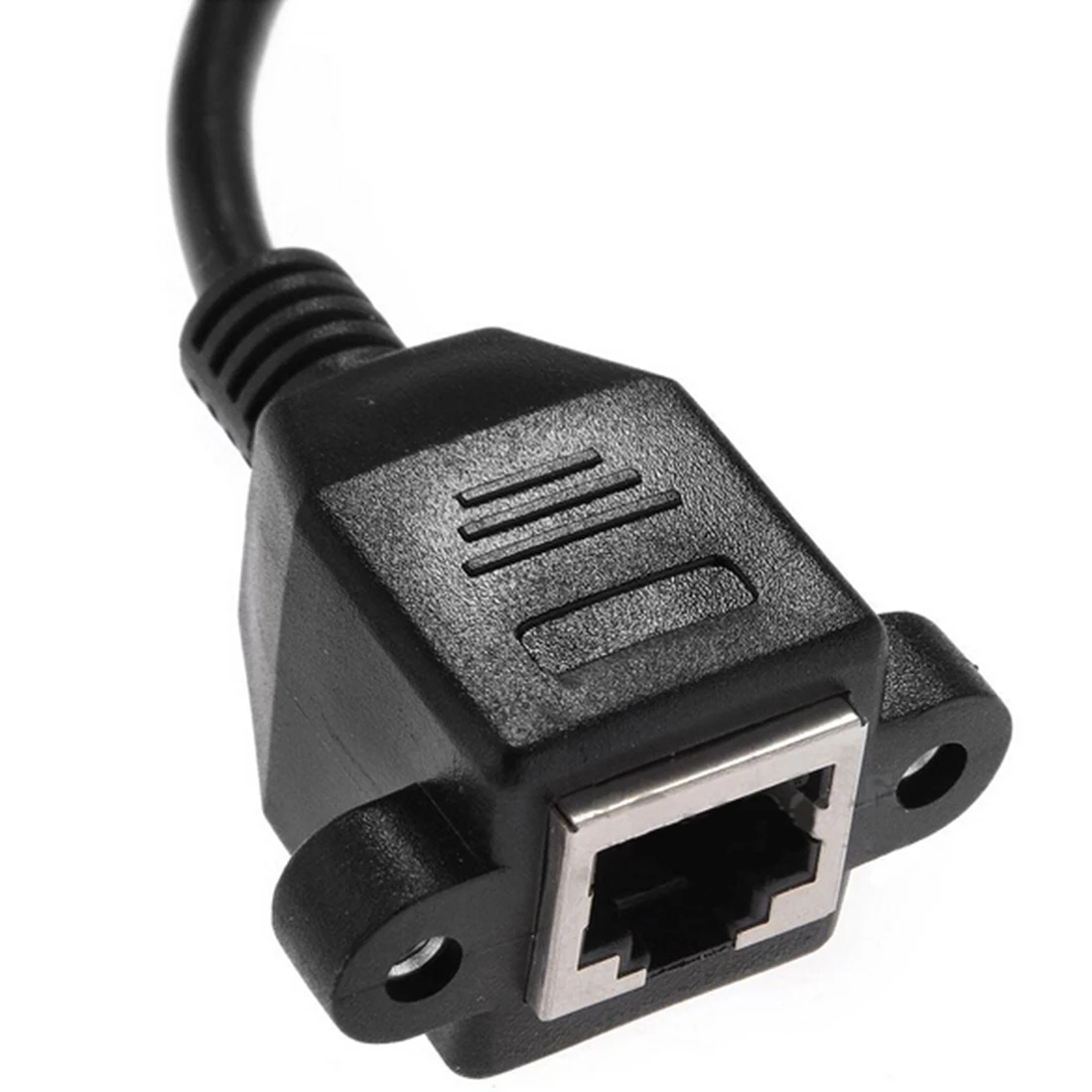 Удлинительный кабель NOYOKERE 1 фута штекер гнездо панель с винтом Ethernet Lan сетевой Rj45