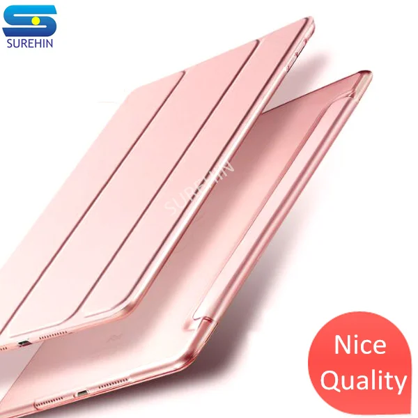 

SUREHIN Nice quality cover for apple iPad Pro 12.9 case 2015 Year model no. A1584/A652 transparent leather smart case sleeve