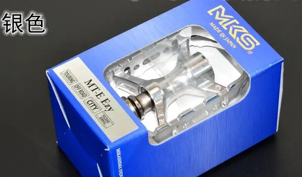 MKS MT-E Ezy MKS Quick Release MKS педали складные педали для шоссейного велосипеда - Цвет: SILVER